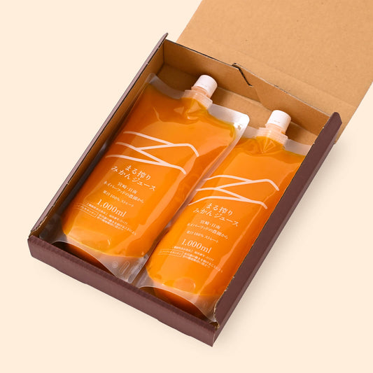 まる搾りみかんジュース（1000ml×2本）